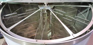 4 Langstroth-Rähmchen Honigschleuder mit elektrischem Motor und Geschwindigkeitsregler 220V